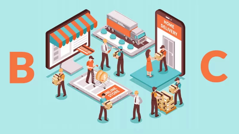 B2C online shopping